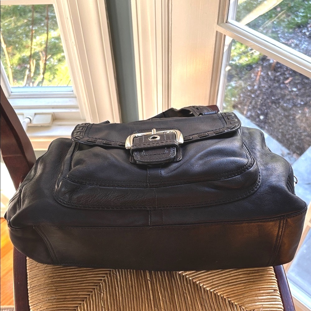 Coach Y2K SoHo Black Leather Large Dome Satchel - Excellent Condition! - Picture 6 of 10